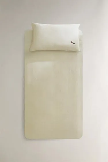 Детское стеганое одеяло из муслина в полоску