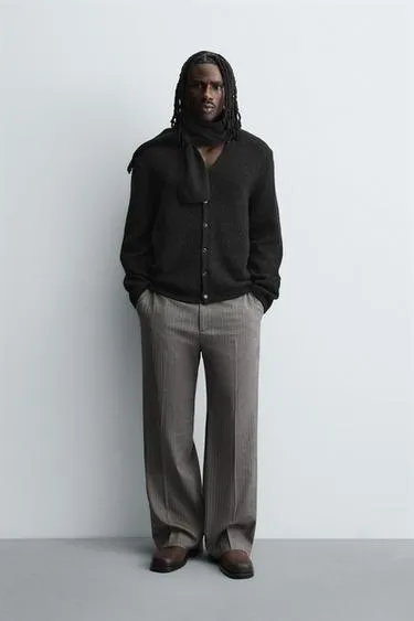 Блестящий текстурный кардиган