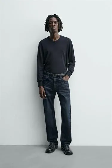 Джинсы STRAIGHT FIT с начесом- Заказать в России