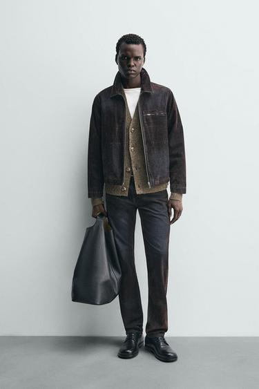 Zara Джинсы из вельвета с завышенной посадкой и свободным кроем купить с доставкой.