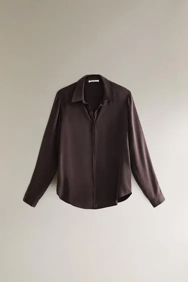 Шелковая рубашка