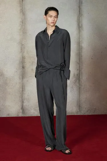 Рубашка-поло из шелка LUDOVIC DE SAINT SERNIN X ZARA