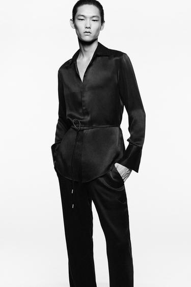 Zara Рубашка из вискозы и шелка LUDOVIC DE SAINT SERNIN X ZARA купить с доставкой.