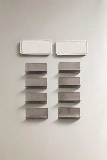 Zara Набор из металлических держателей и карточек