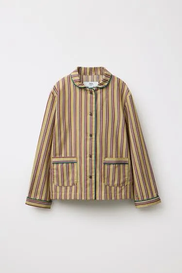 Рубашка LIMITED EDITION в полосатом стиле пижамы- Заказать в России