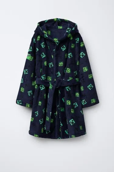 Халат AGES 3-14 / MINECRAFT © MOJANG AB. ™ из флиса- Заказать в России