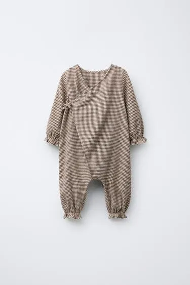 Комбинезон в клетку- Заказать в России