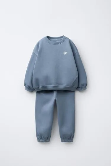 Комплект из толстовки и джоггеров с вышивкой- Заказать в России