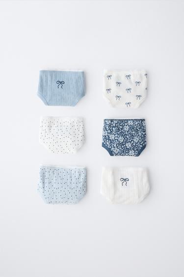 Zara Пакет трусиков с луковицей (2-6 лет, шесть штук) купить с доставкой.
