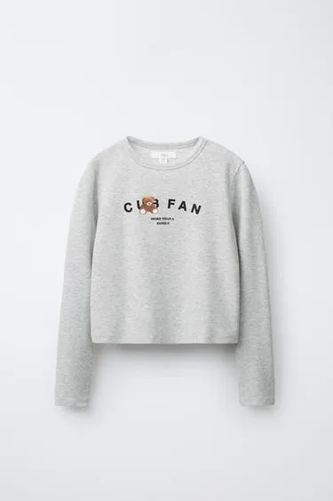 Майка в рубчик с принтом- Заказать в России