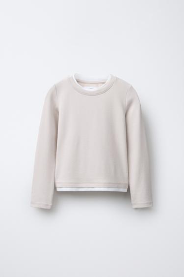 Zara Двойная футболка из модала