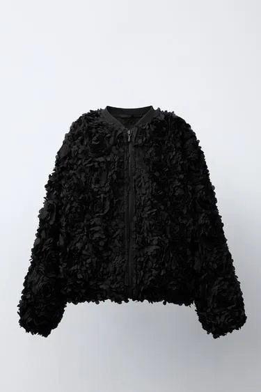 Бомбер с цветочным принтом- Заказать в России