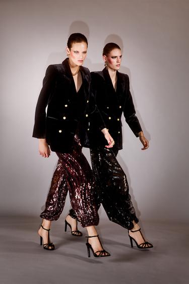 Zara Комбинезон с пайетками из ограниченной коллекции ZW купить с доставкой.