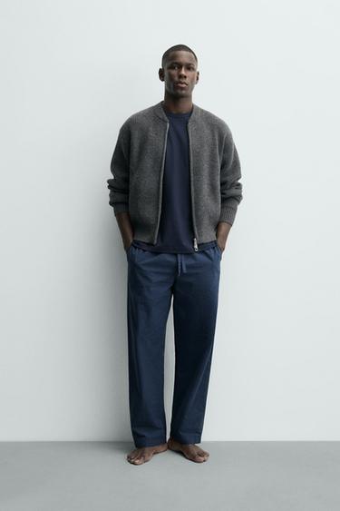 Zara Комбинированный пижамный набор в полоску купить с доставкой.