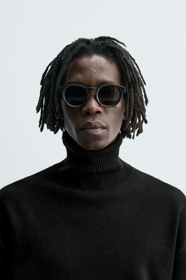 Zara Солнцезащитные очки в круглой оправе