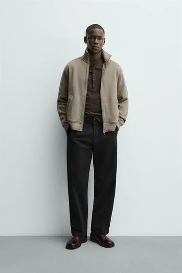 Куртка в рубчик из ткани интерлок- Заказать в России