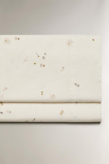 Zara Детское простынь с принтом купить с доставкой.