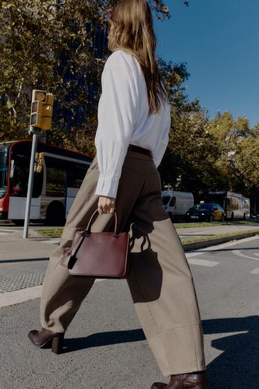 Zara Сумка MINI CITY с двойной ручкой