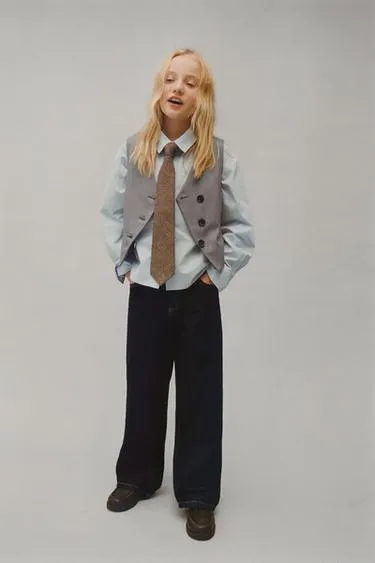 Жилет в гусиную лапку