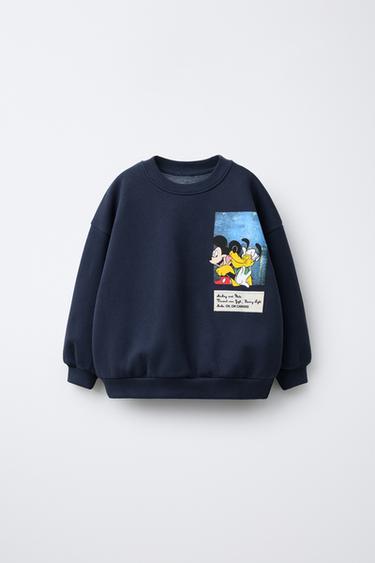 Zara Толстовка с принтом MICKEY MOUSE © DISNEY купить с доставкой.