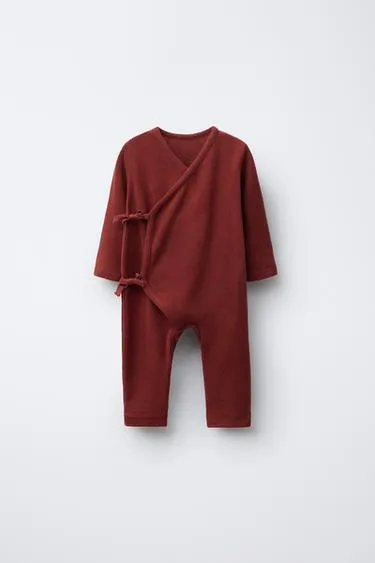 Длинный комбинезон SOFT TOUCH с завязками- Заказать в России