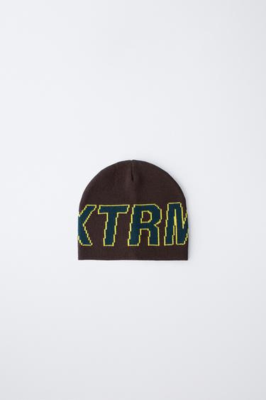 Zara Трикотажная шапка с надписью — SKI COLLECTION