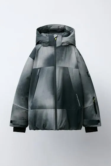 Куртка с капюшоном TIE DYE WATER RESISTANT и WINDPROOF RECCO® SYSTEM SKI COLLECTION- Заказать в России