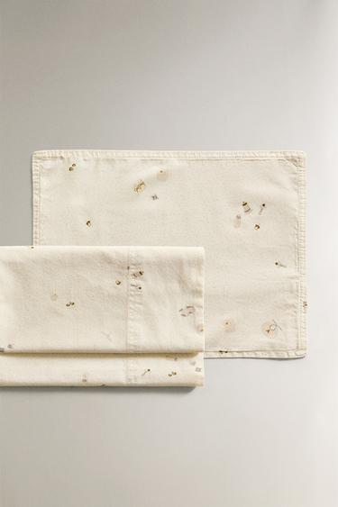 Zara Набор простыней для мини-детской кроватки с рисунком купить с доставкой.