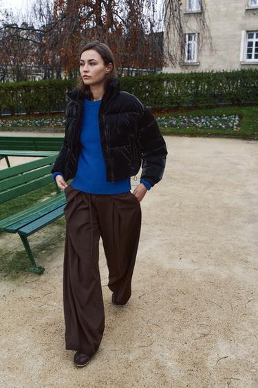 Zara Блестящий ветрозащитный анорак с водоотталкивающим эффектом купить с доставкой.