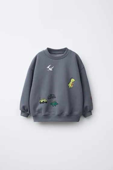 Толстовка с принтом «животные»