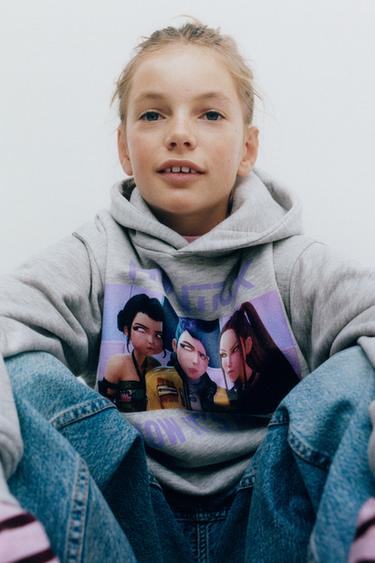 Zara Худи с принтом KPOP DEMON HUNTERS™ NETFLIX ©