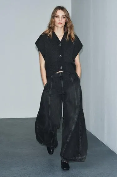 Жилет оверсайз из шерсти