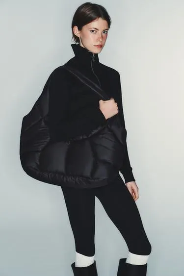 Шопер с эффектом стеганого материала- Заказать в России