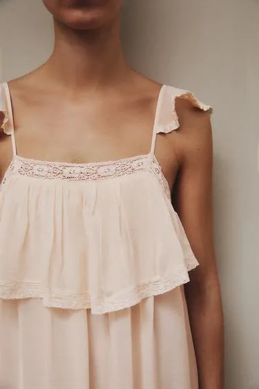 Ночная сорочка-миди- Заказать в России