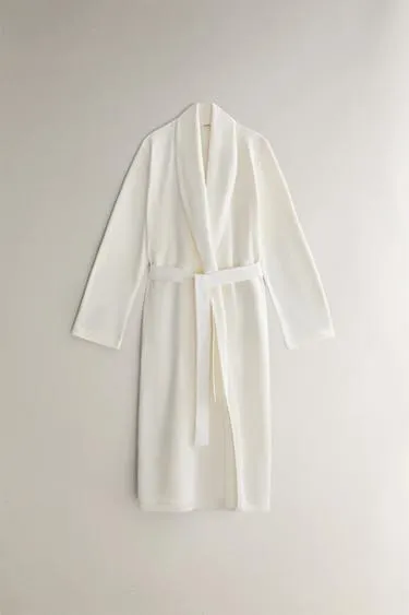 Халат из флиса до середины голени