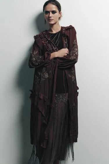 Комбинированный топ из жоржета с пайетками- Заказать в России