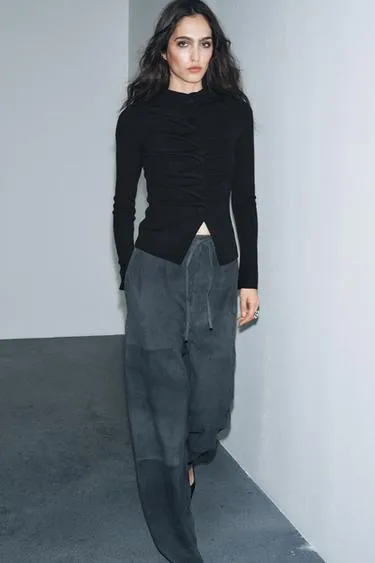 Драпированный кардиган- Заказать в России