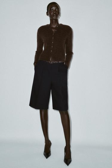 Zara Вязаный кардиган с круглыми пуговицами