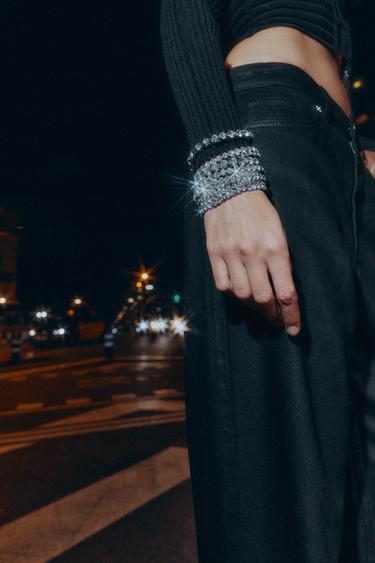 Zara Набор эластичных браслетов с украшениями