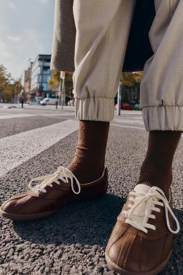 Носки с рисунком диаманта из хлопка