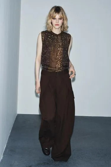 Топ в стиле пэчворк — ZW COLLECTION