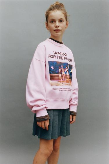 Zara Толстовка с принтом KPOP DEMON HUNTERS™ NETFLIX ©