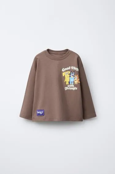 Футболка с рельефным принтом BLUEY © LUDO STUDIO- Заказать в России