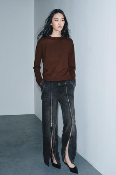 Zara Свитер из 100% очень мягкой шерсти купить с доставкой.