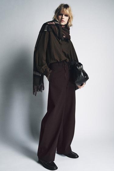 Zara Брюки BALLOON с пуговицами — ZW COLLECTION