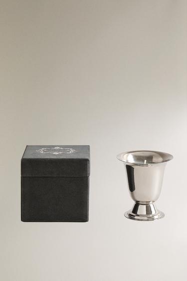 Zara (160 г) ароматическая свеча BASILICUM в металлической чаше