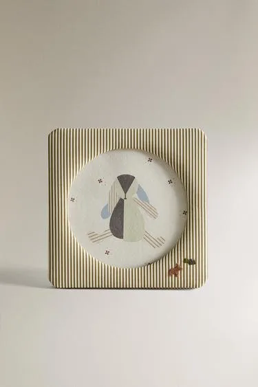 Детская маленькая рамка для фотографий в полоску