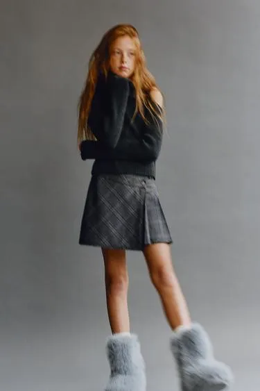 Юбка-пачка в клетку- Заказать в России