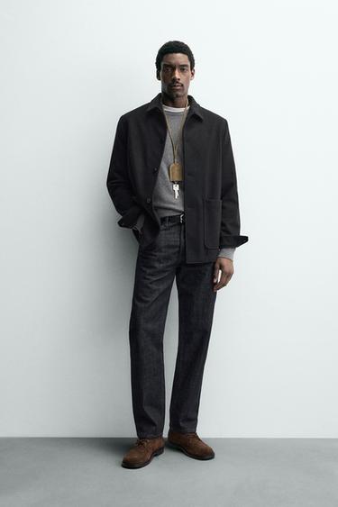 Zara Блейзер RELAXED FIT из смесовой шерсти купить с доставкой.