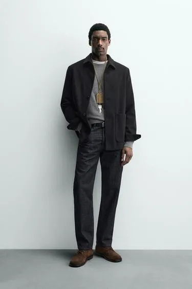 Блейзер RELAXED FIT из смесовой шерсти- Заказать в России